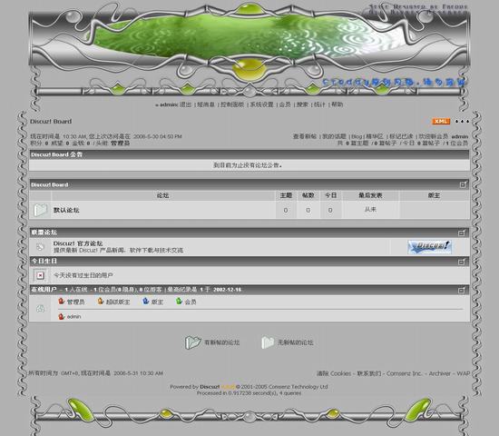 Discuz! 极酷灰色