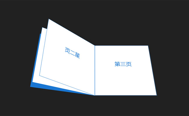 纯CSS3实现逼真的翻书效果