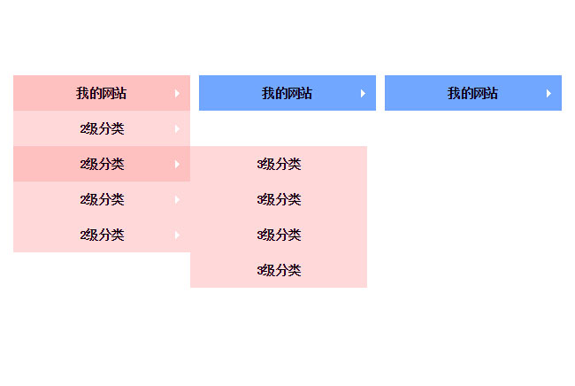 jQuery可智能判断下级菜单特效