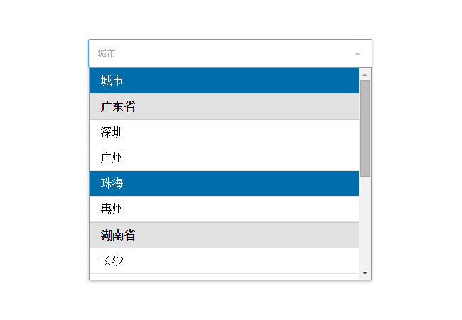 下拉查询筛选插件Combo Select