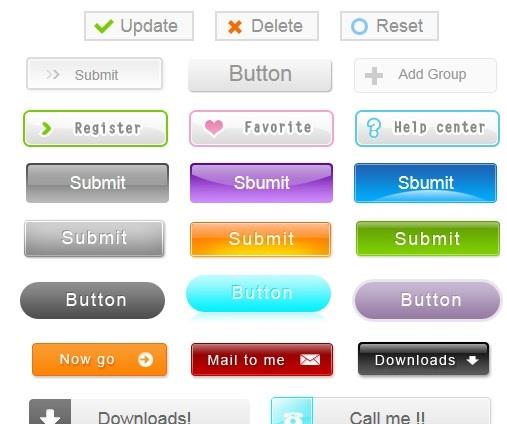 打包50个CSS超炫丽button样式代码下载