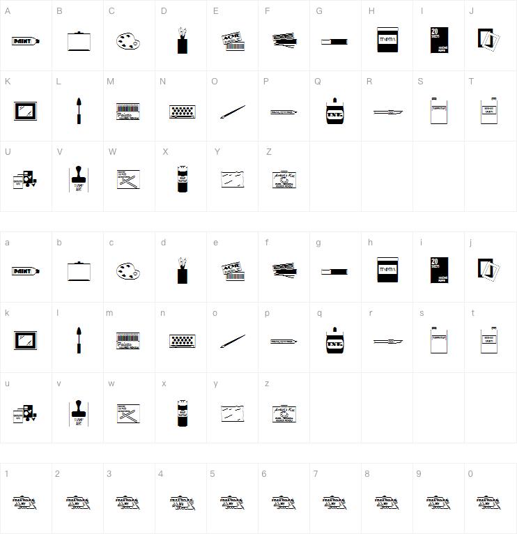 Art_supl字体