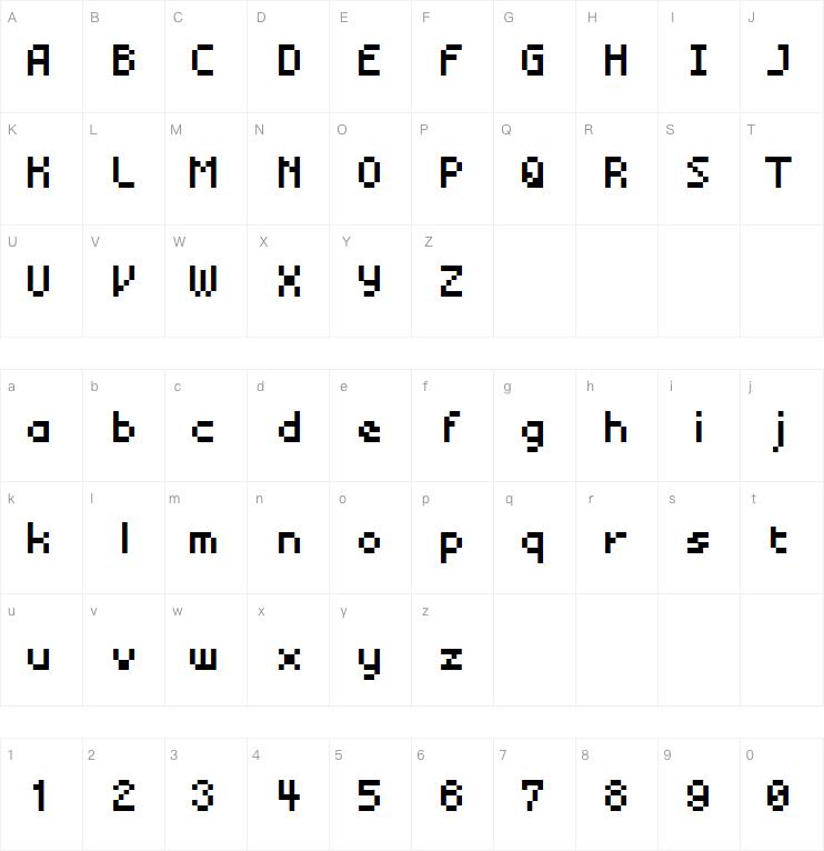 BM mini A8字体下载