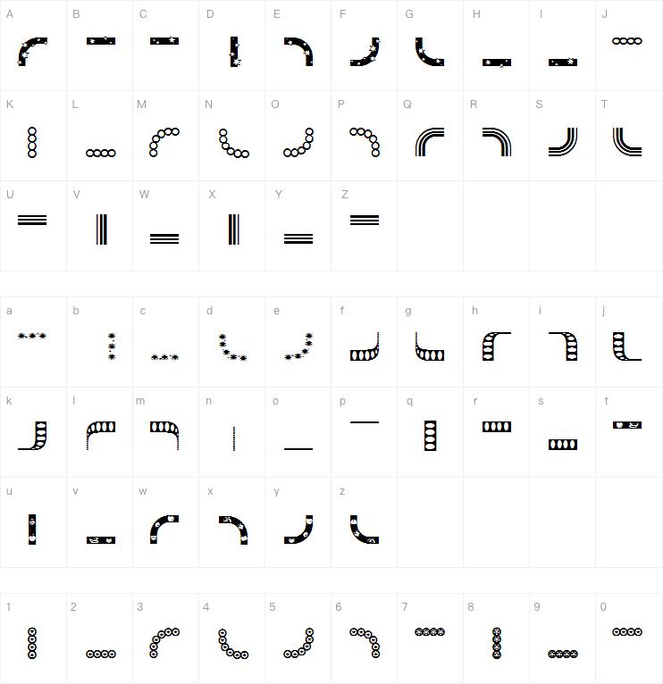 Bordermon字体