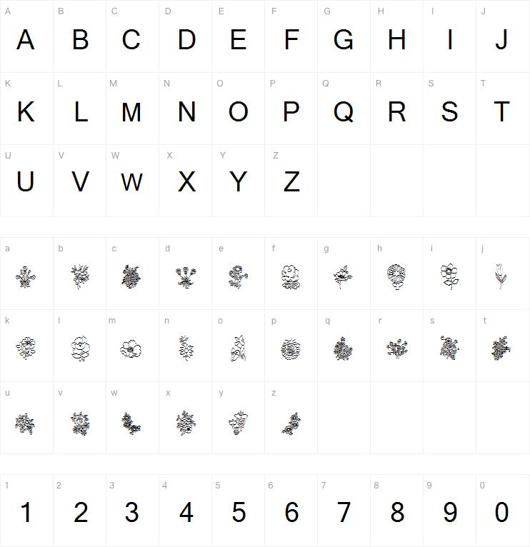 Inmygarden字体