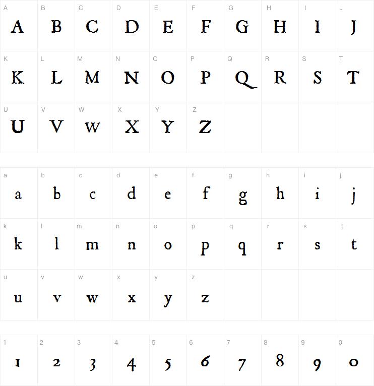 JSL Ancient字体