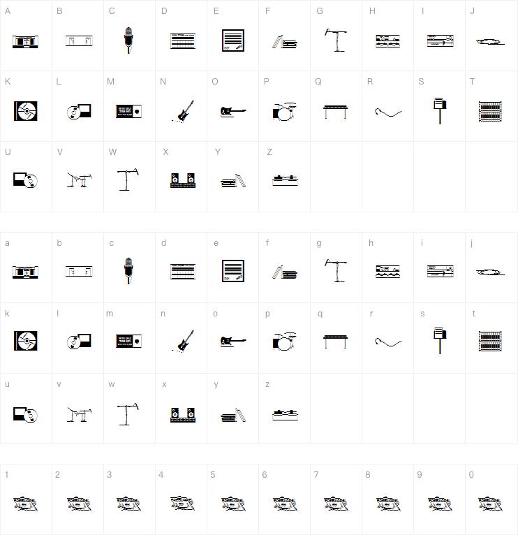 Makmusic字体