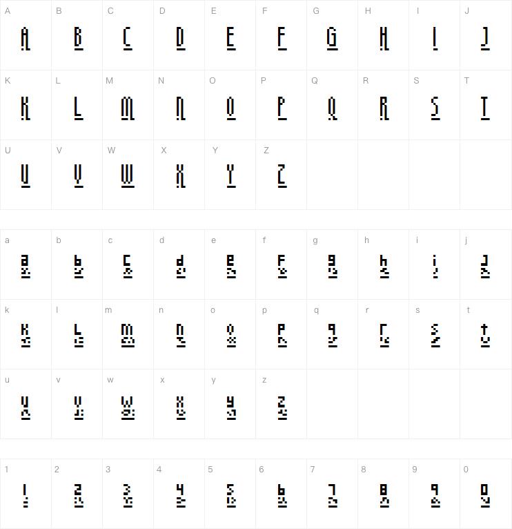 Megapixel字体