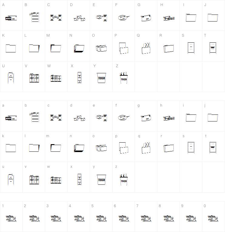 Messages字体