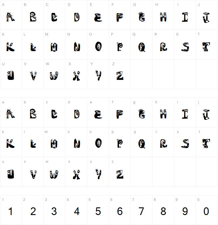 Monstocaps字体