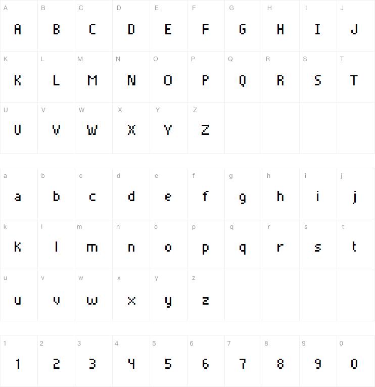 Pixelade字体下载