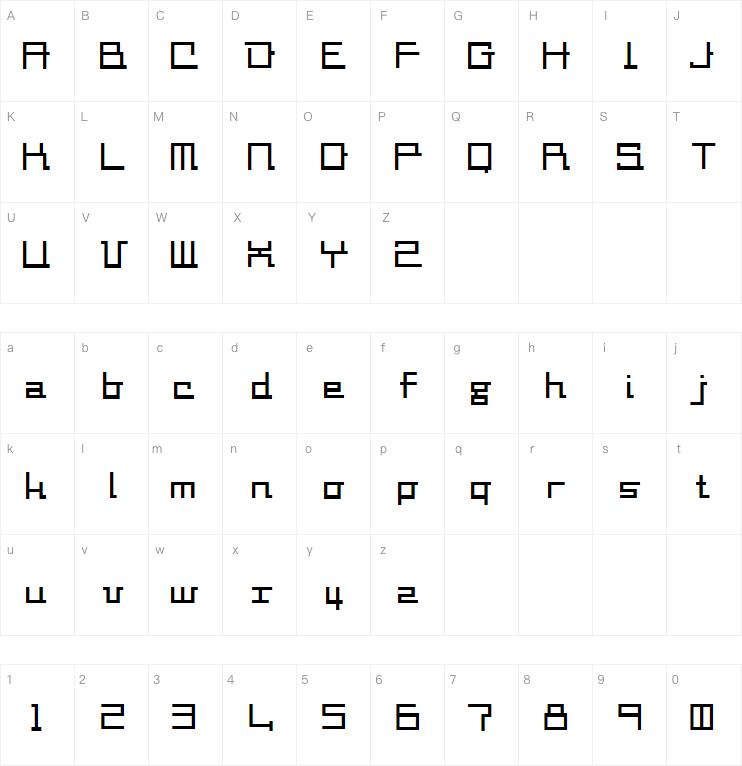 square-millimeter字体