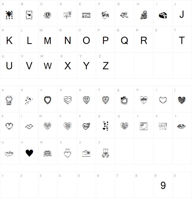 Valentine字体