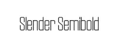 Slender Semibold