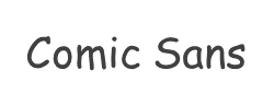 Comic Sans MS Bold