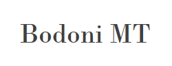 Bodoni MT