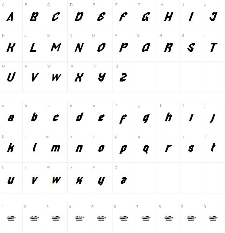 Ultra marathon字体