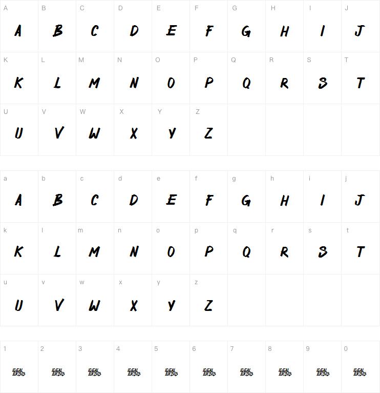 Rantex brox字体