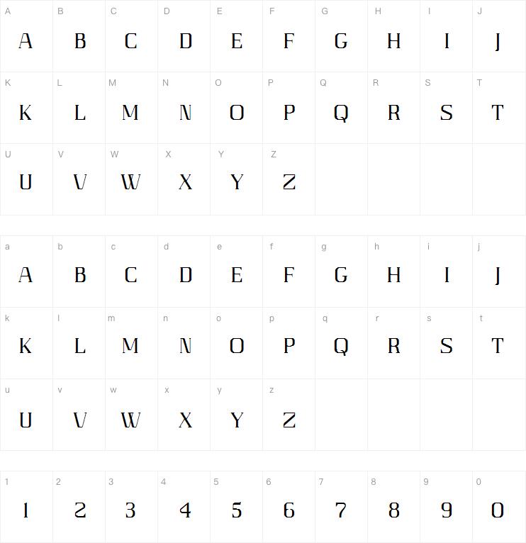 Gaines字体