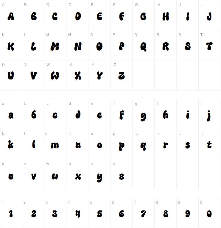 rumley moon字体