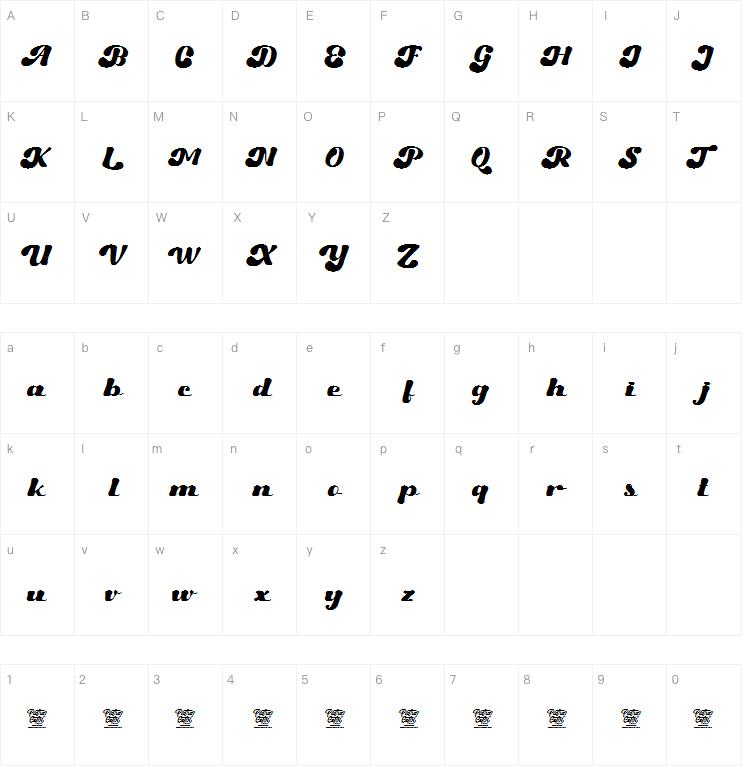 Billy Sham字体