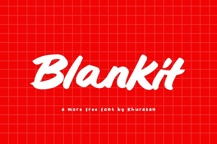 Blankit字体 1