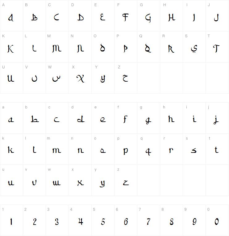 Arabian Night字体