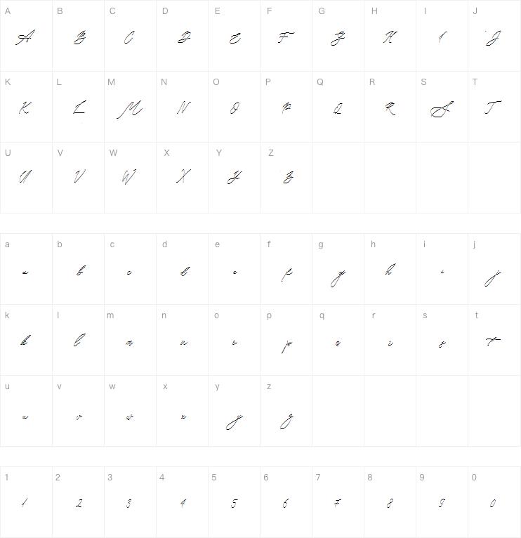 Seoul script字体