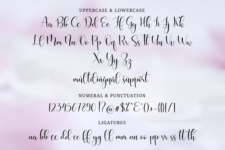 Oliver Sophie字体 3