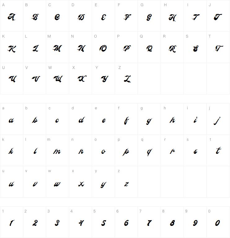 Brotherhead字体