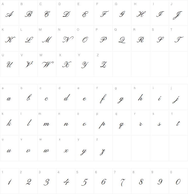 Pinyon Script字体