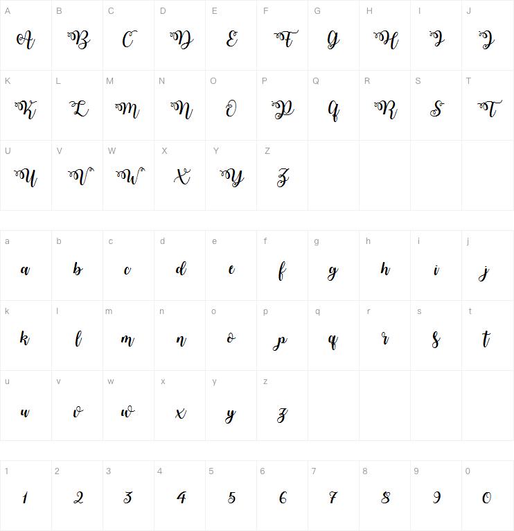 Watermelon Script 2字体