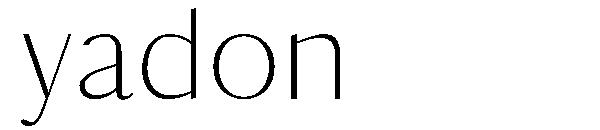 Yadon字体