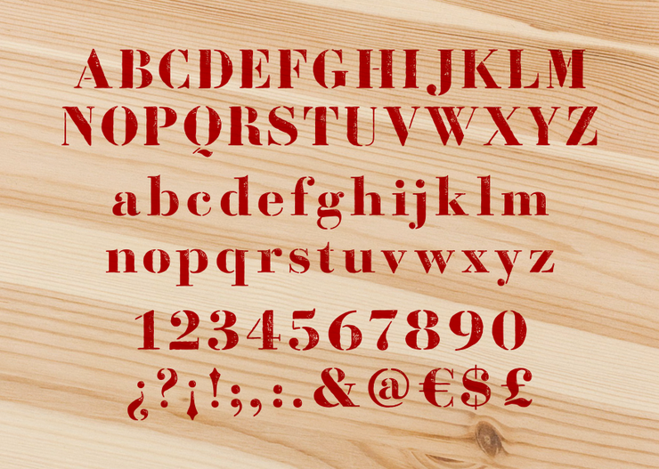 Bodoni Fragile字体 4