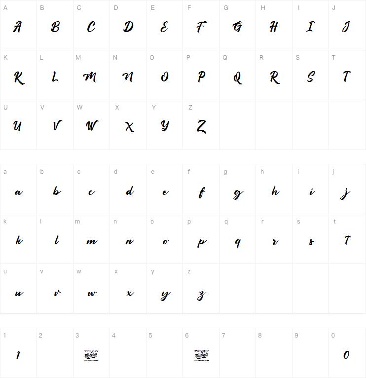 Rostera字体