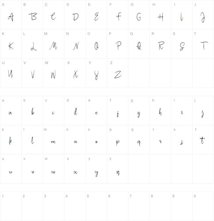 Jullia Script字体