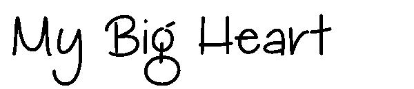 My Big Heart字体