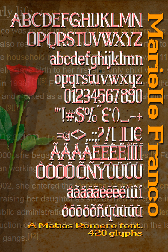 Marielle Franco字体 1