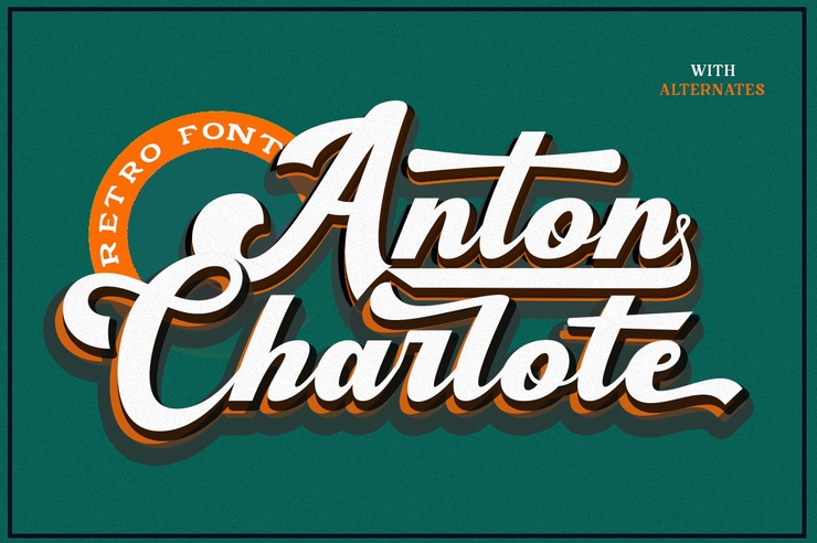 Anton Charlote字体 2