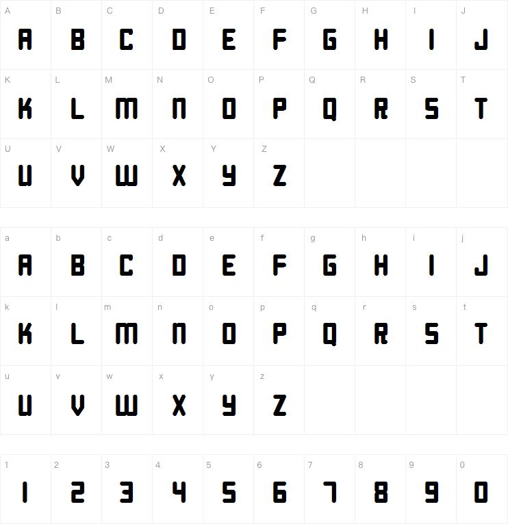 Roundish字体