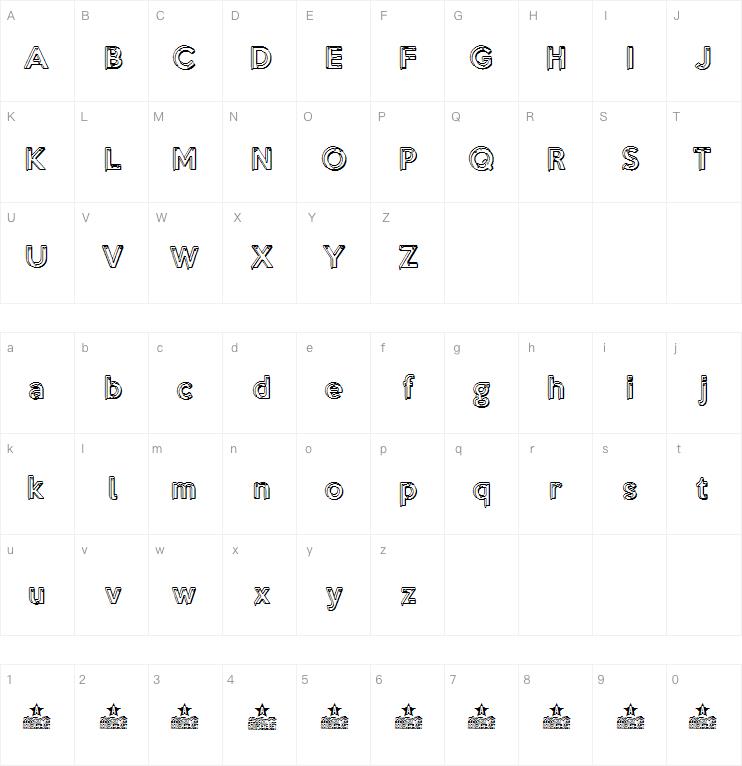 MELTED字体