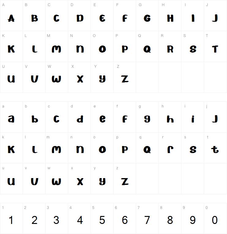 Eye Monsta字体