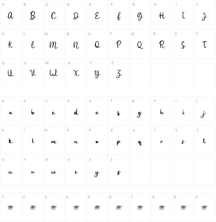 Mittan Candy字体