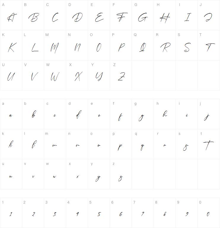 Brotherdam Signature字体