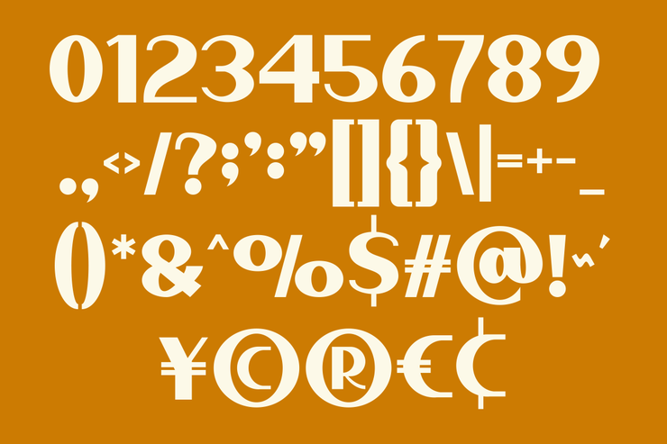 Autumn romans字体 5