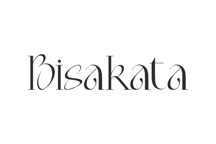 Bisakata字体 1