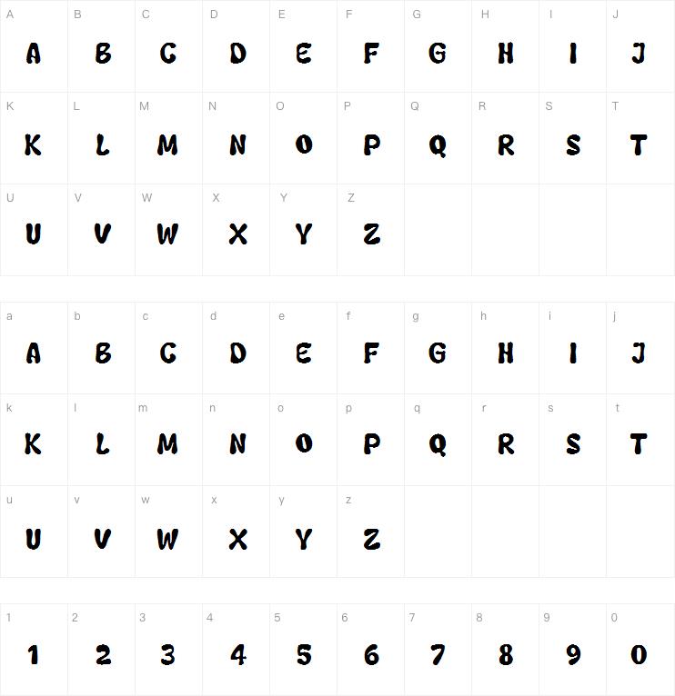 Qweny check字体