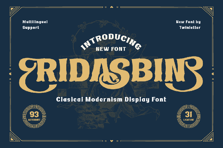 Ridasbin trial字体 1