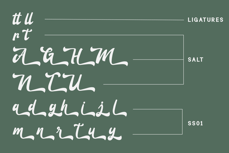 Anteng jatisari字体 7