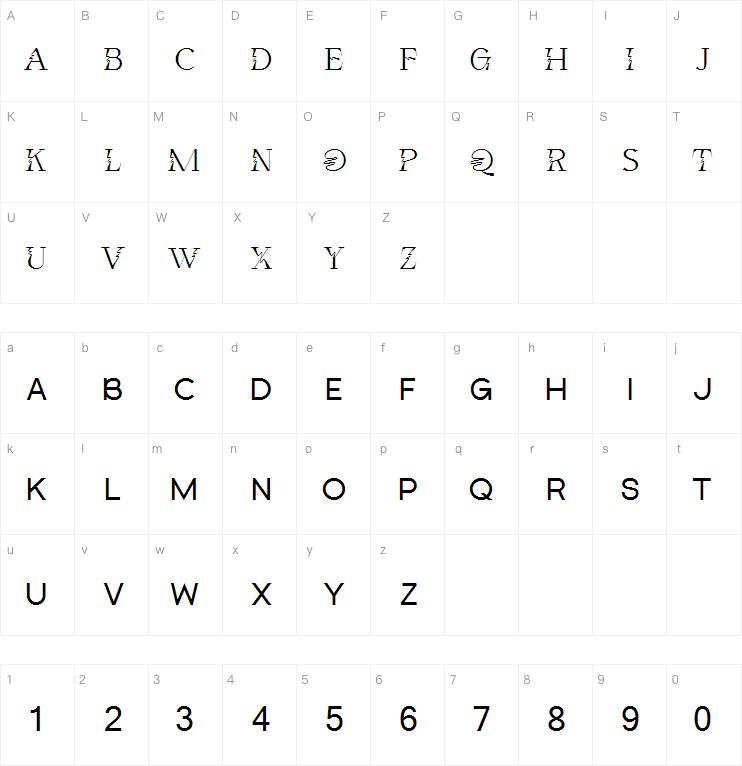 Noble criatura字体